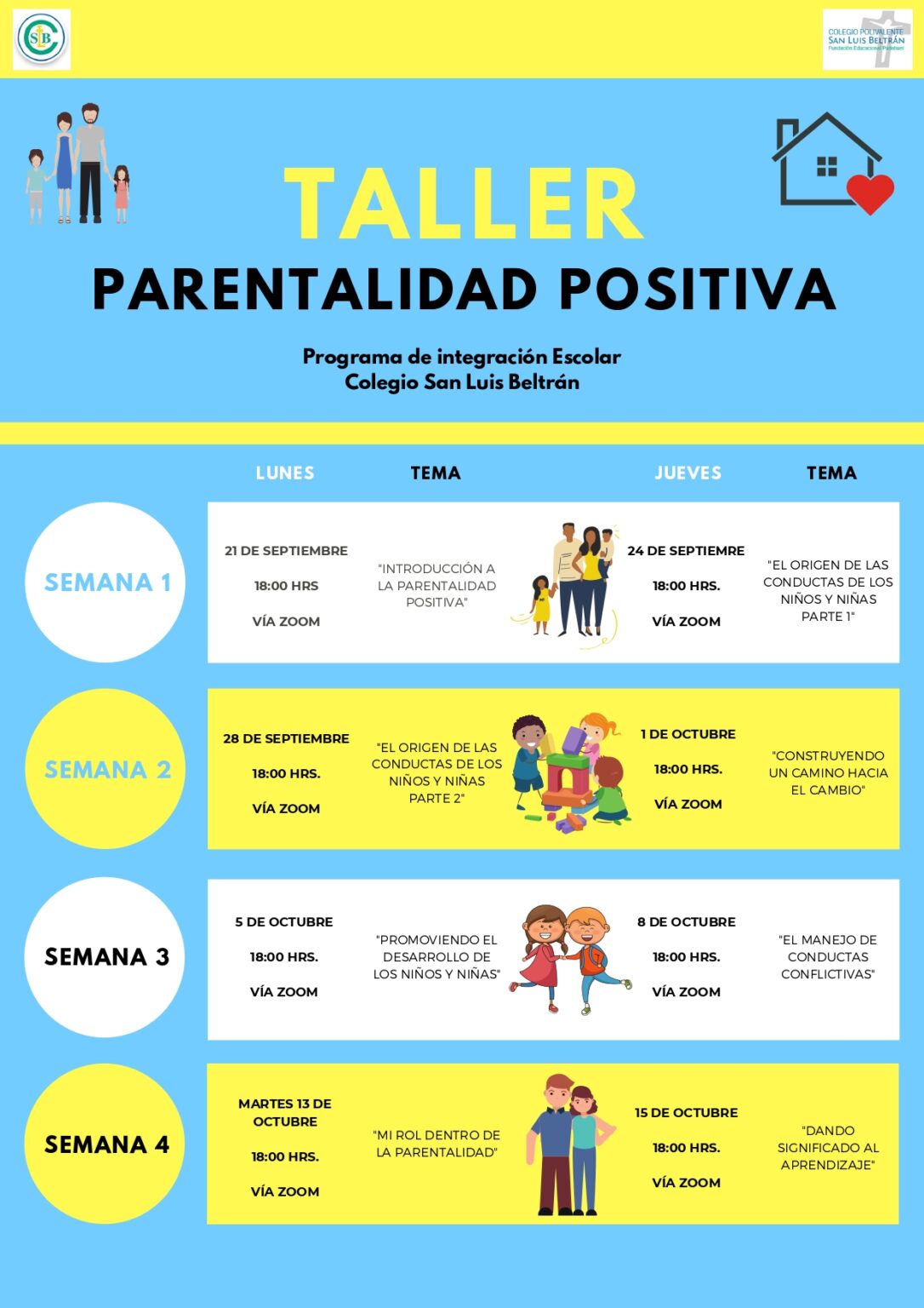 Taller sobre Parentalidad Positiva | CSLB